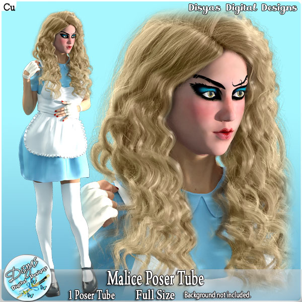 MALICE IRAY TUBE CU - FS by Disyas - Click Image to Close